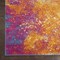 Homeroots 8 x 10 ft. Abstract Brights Sunburst Area Rug 385382 - alternate 5
